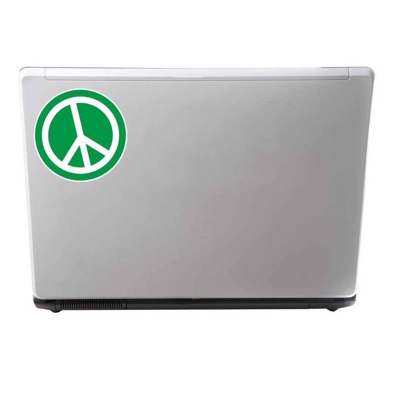 2 x 10cm Peace Vinyl Sticker Symbol Hippy Camper Van