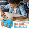 Hi-Spec 18pc Blue Kids Tool Kit Set & Child Size