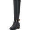 Vince Camuto Women's Gini Knee High Boot, Black Extra Wide