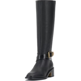 Vince Camuto Women's Gini Knee High Boot, Black Extra Wide Calf, 12