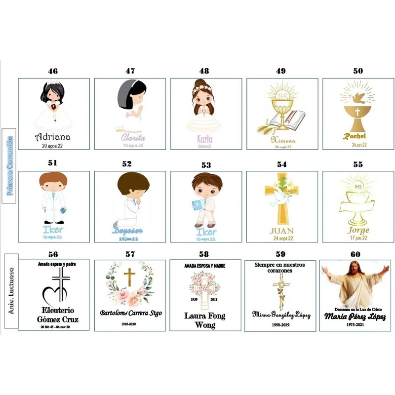 40 Velas Elefantito Recuerdos Bautizo, Baby Shower, Cumplea