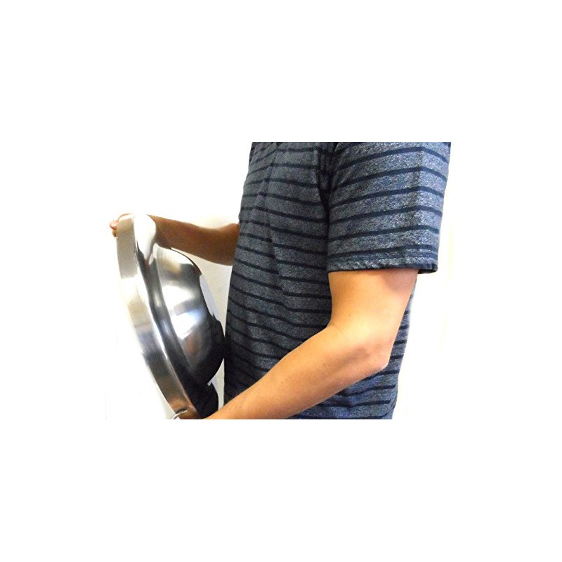 Comal Pozo Stainless Steel 16" Cooking Pan
