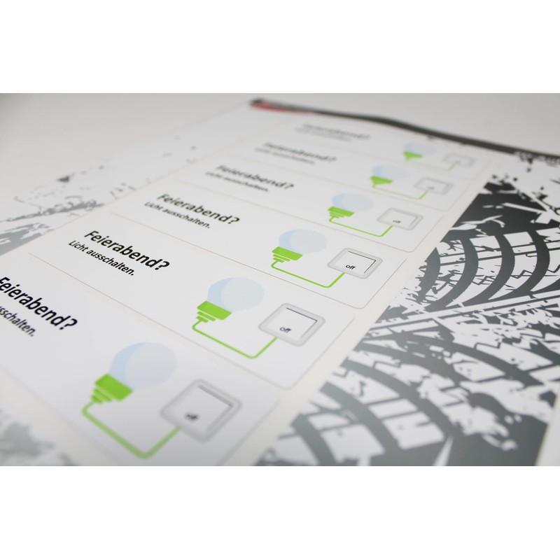 BIKE-label X900248 Energy Saving Light Off Sticker