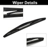 Ruolin Car Rear Wiper Black Replacement Rear Wiper Arm +