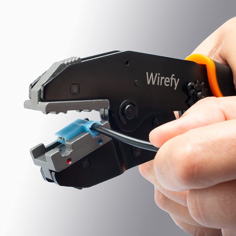 Wirefy Crimping Attachment for Insulated Flag Terminals 0.5-1.5 mm²