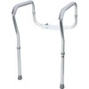 Carex Toilet Safety Rails, Adjustable and Detachable Toilet Safety Frame