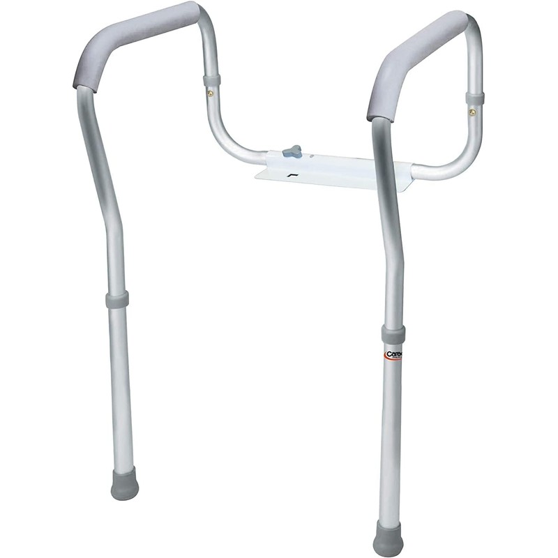 Carex Toilet Safety Rails, Adjustable and Detachable Toilet Safety Frame