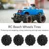 4 PCS RC Car Snow Wheels Tires Excellent Grip Thickened