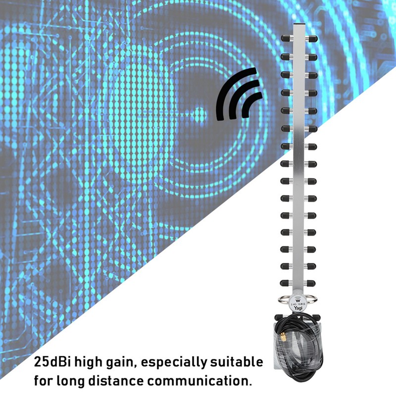 2.4G 25dBi High Gain Wireless Router Network Card 16 Unit