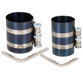 AB Tools 3” + 4” Piston Ring Compressors 50mm – 175mm Stainless Steel Clamp 2pc Set