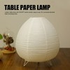 Lantern Table Paper Lamp Warm Light E14 Bulb Simple Installation
