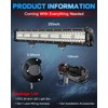 LEDKITO 20 Inch LED Light Bar Kit with 5 Pin