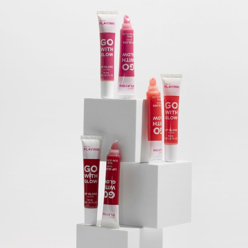 INGLOT Playinn Go With Glow Lip Gloss 10ml, Go With