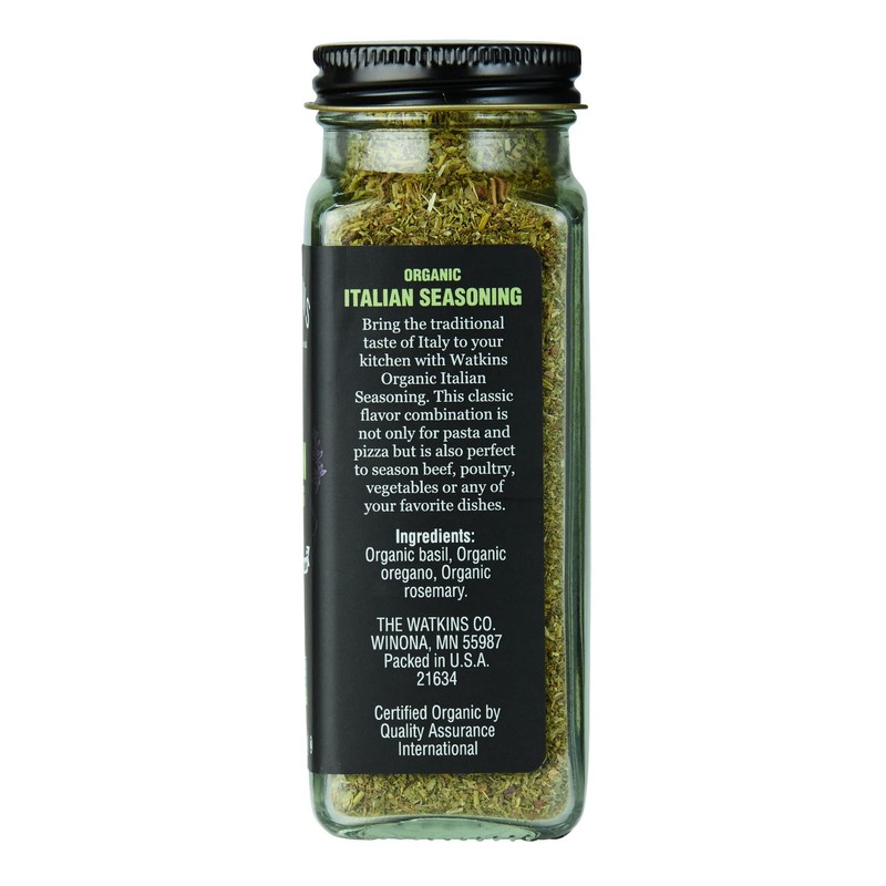 Watkins Organic Italian Seasoning, 1.1 Ounce, 3 Count