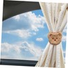 Zerodeko Cute Bear Curtain Tieback Durable Holdbacks for Car Sunshade