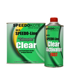 Speedokote Automotive Acrylic Urethane Clear Coat, 3:1 mix Clearcoat gallon Kit w/Fast Act., SMR-1170/1101 For California, Delaware, or Maryland, order SS-132