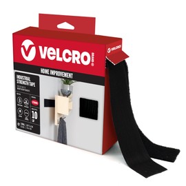 Velcro Brand 90943 Industrial Strength Tape 2"X10', Black