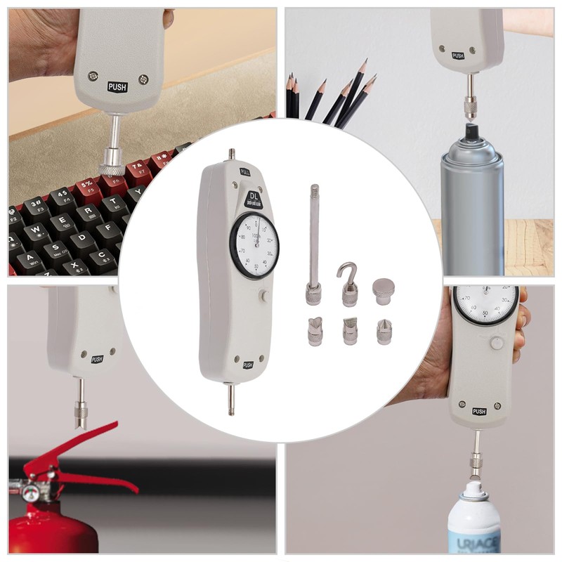 AGULIUM 100lb Push Pull Force Gauge Force Tester Meter with