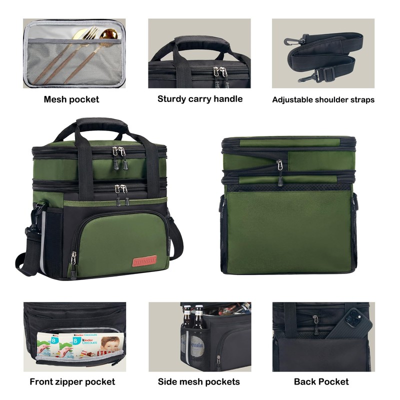 Tactical Lunch Box for Men & Women – Expandable 16L