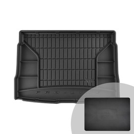 FROGUM ProLine 3D Rubber Mat, Exclusive Car Boot Mat, Boot Liner for Volkswagen Golf VI 2008-2016, Comfortable Organiser, Highest Edges
