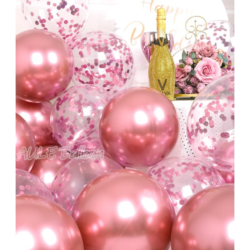 AULE Balloons Pink Metallic: