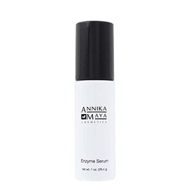 Annika Maya Enzyme Serum for Exfoliating and Rejuvenating Skin, Made in the USA