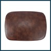 TUCKBOLD Brown 6 Suction Cup Soft Motorcycle Pillion Passenger Pad