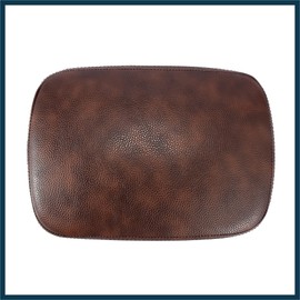 TUCKBOLD Brown 6 Suction Cup Soft Motorcycle Pillion Passenger Pad Seat for Harley Automotive Parts