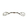 AK AKRS-2617 Universal Loose Ring Rotary Double Cooper Roller Snaffle