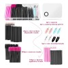 Kit Paleta De Maquillaje Profesional Con Espátula Y Cepillo