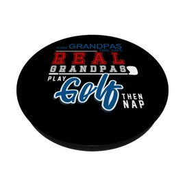 Real Grandpa Play Golf Funny Golf Player Men Gift