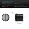 AC Infinity 8” Backdraft Damper, One-Way Airflow Ducting Insert with