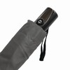 Preiswert&Gut Compact Umbrella Fully Automatic Express Grey 100 cm, gray