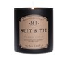 Manly Indulgence Suit & Tie Scented Jar Candle, Medium, Black