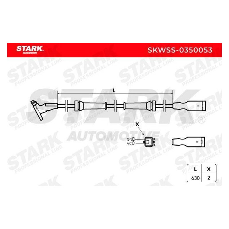 STARK SKWSS-0350053 Wheel Speed Sensor