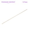 DMiotech 10 Pack 0.8mm x 200mm Brass Rods, Solid Round