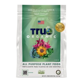 True Organic All Purpose Plant Food – Organic Fertilizer for Fruits, Vegetables, Flowers, and Herbs – 8lb Bag Covers 174 sq. ft.