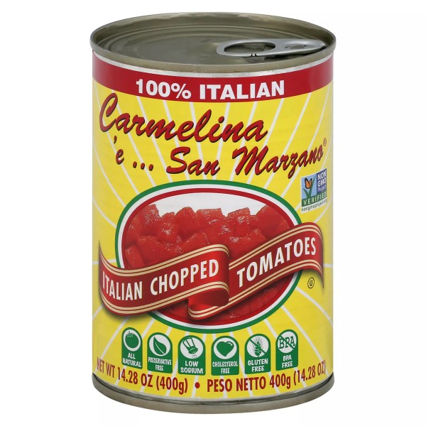 Carmelina E San Marzano Tomato Italian Chopped Pure 14.28 Oz