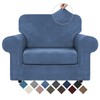 WEERRW Velvet Stretch Chair Sofa Slipcover - 2 Pieces Luxury