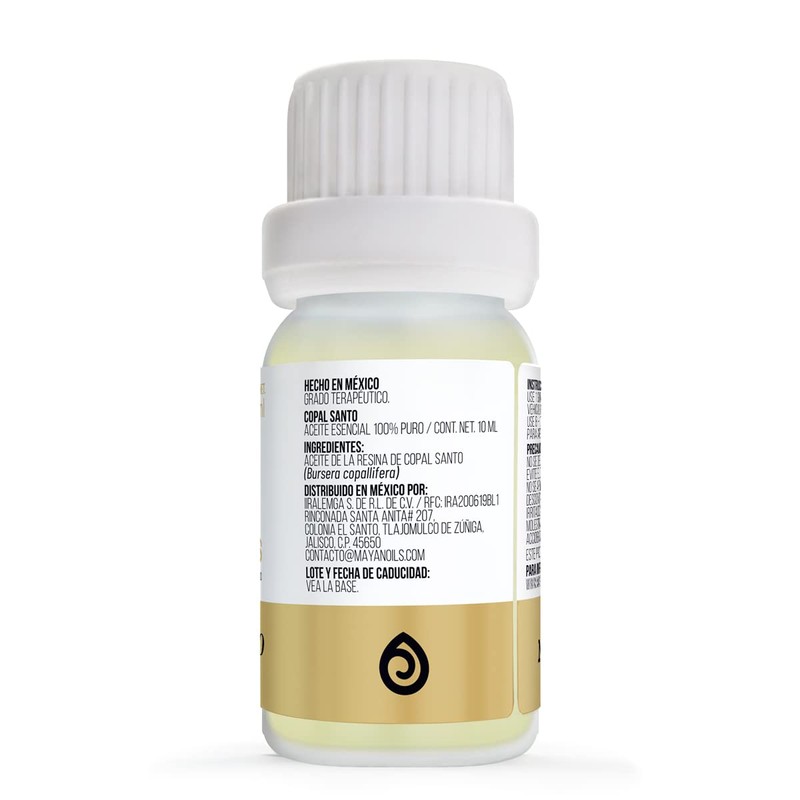 MAYAN OILS Aceite Esencial de Copal Santo 100% Puro 100%