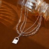 ASCOMY Layered Necklaces for Women Dainty Silver Necklaces 14K Silver