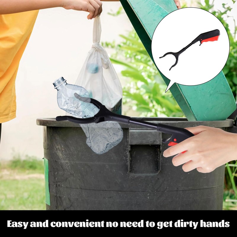 Litter Pickers 2pcs Grabbers for Disabled 30cm Grabber Stick Multifunctional
