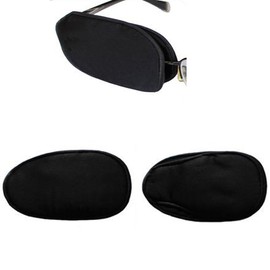 LSHARON 100% Mulberry Silk Silk Eye Patch to Treat Lazy Eye/Amblyopia/Strabismus Eye Mask One Pstch (Adult Size)
