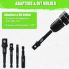 SUNHZMCKP 39Pcs Magnetic Nut Driver Set for Impact Drill, Metric