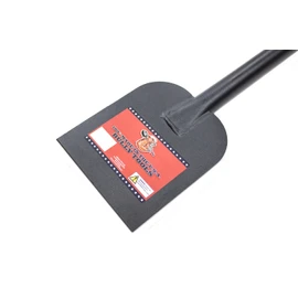 Bully Tools Heavy Duty Ice Scraper with D-Grip Handle - Steel Head and Floor Scraper with Long Handle for Driveway, 11-Gauge Steel Flat Head Shovel and Tool Ice Edging Shovel for Sidewalks, 46-inches