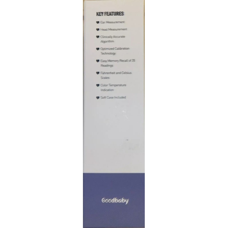 Goodbaby Dual Mode Infrared Thermometer, Ear, Forehead and Room Modes