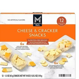 Cheese and Cracker Snacks, 12 Count (1 pack)