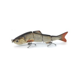 SIMSA-Expert Shed Wobbler Swimbait Artificial Bait (15 cm, 35 g) Steel Leader Set for Pike Perch Zander Trolling Sinking