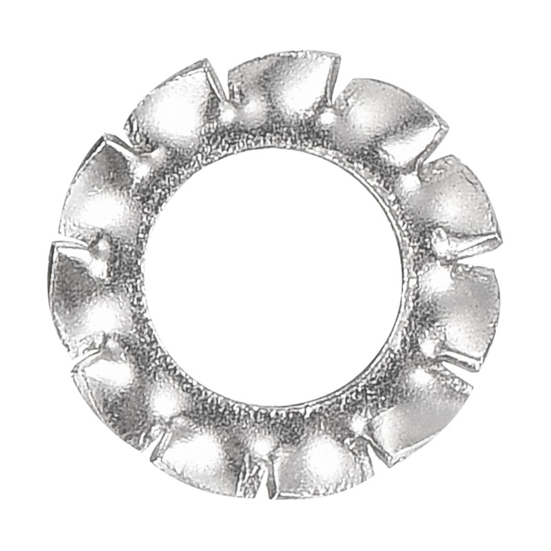 uxcell M4 20Pcs External Tooth Washers, 304 Stainless Steel Tooth