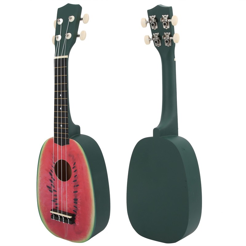 21in Ukulele with Carry Bag Tropical Fruit Pattern for Beginners
